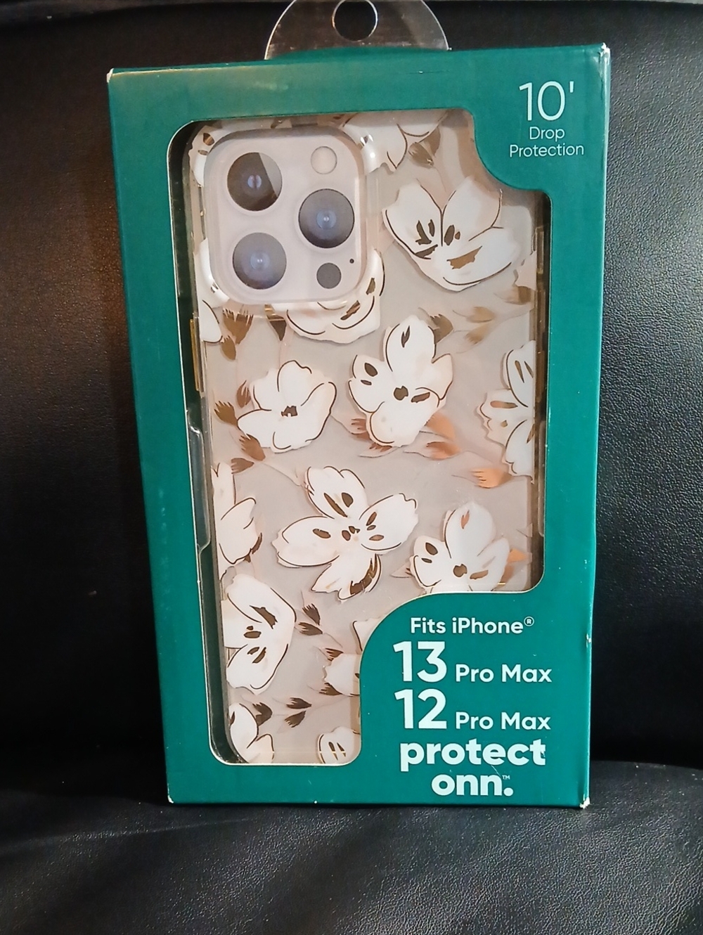On Running Floral Clear iPhone Case with Rose Gold Accents